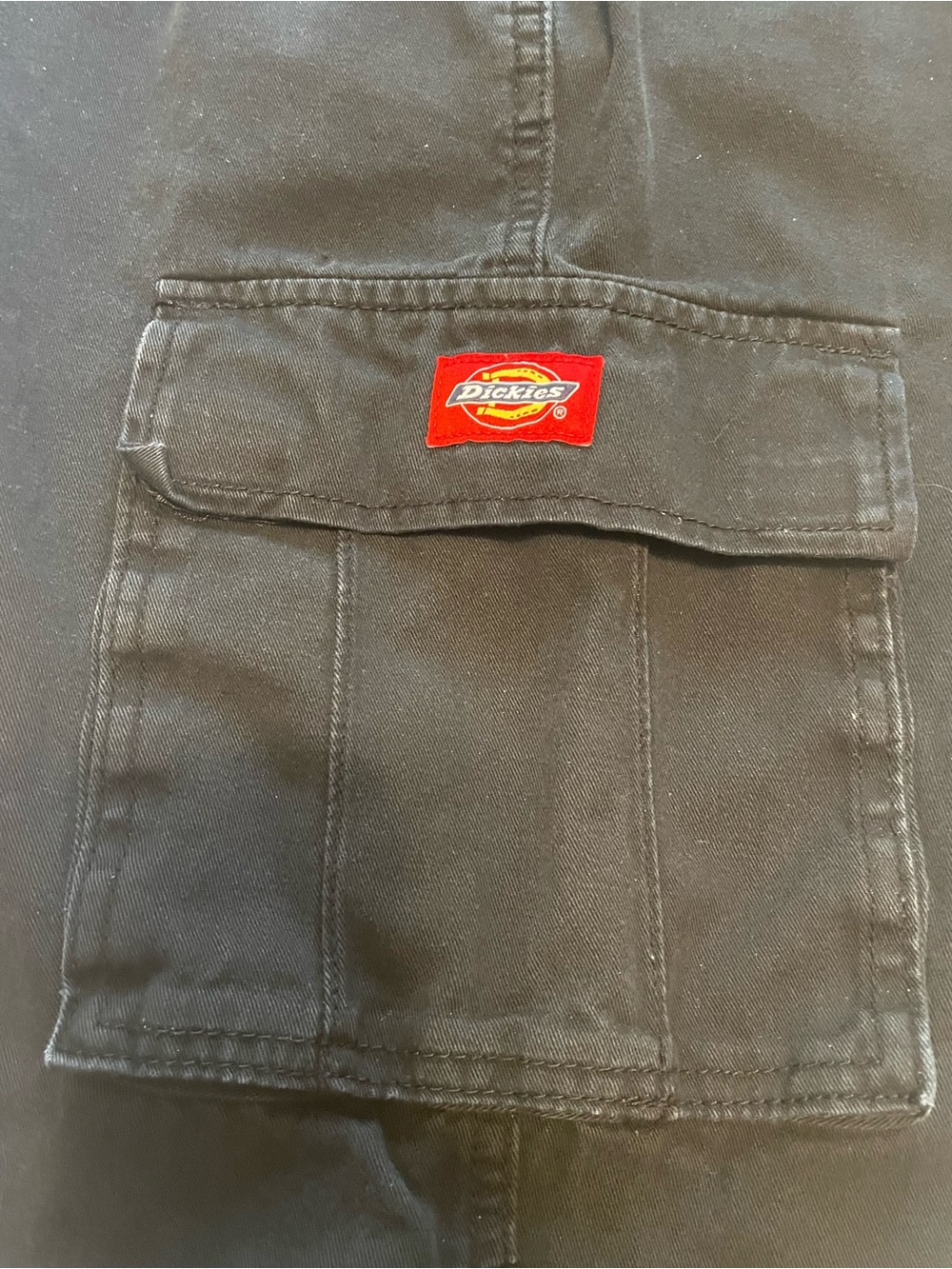 Dickies Black Cargo Jogger Pants Adjustable Waist Size 7/28 - Picture 9 of 9